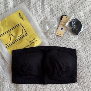 Shapermint strapless bandeau bra medium